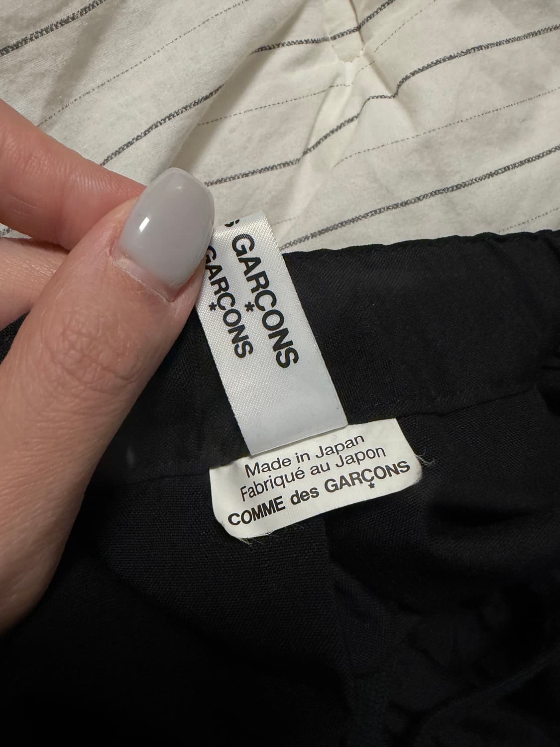 꼼데가르송 스커트 블랙 꼼꼼 상품이미지2