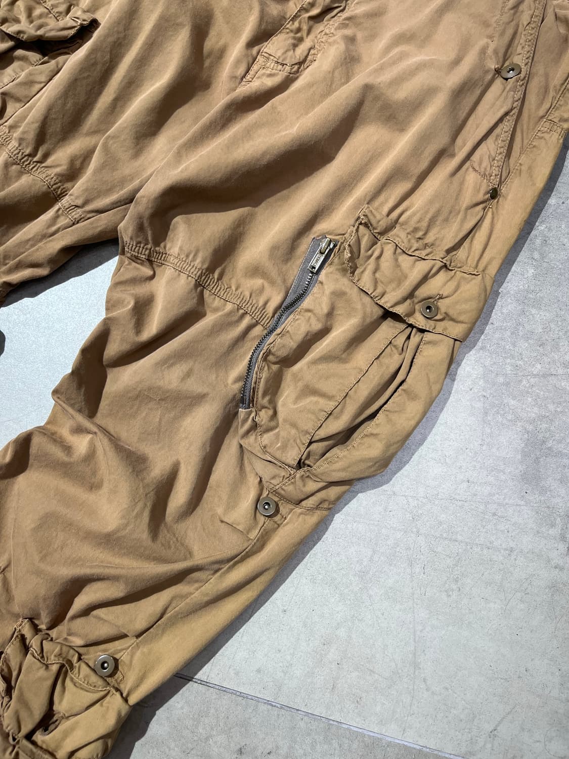 클럽 모나코 카고 포켓 브라운 코튼 팬츠 상품이미지3
