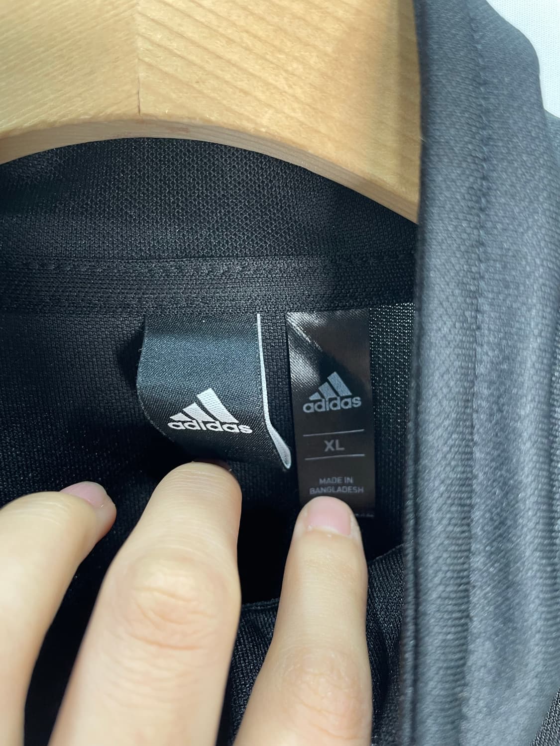 아디다스 블랙 삼선 져지 XL  상품이미지3