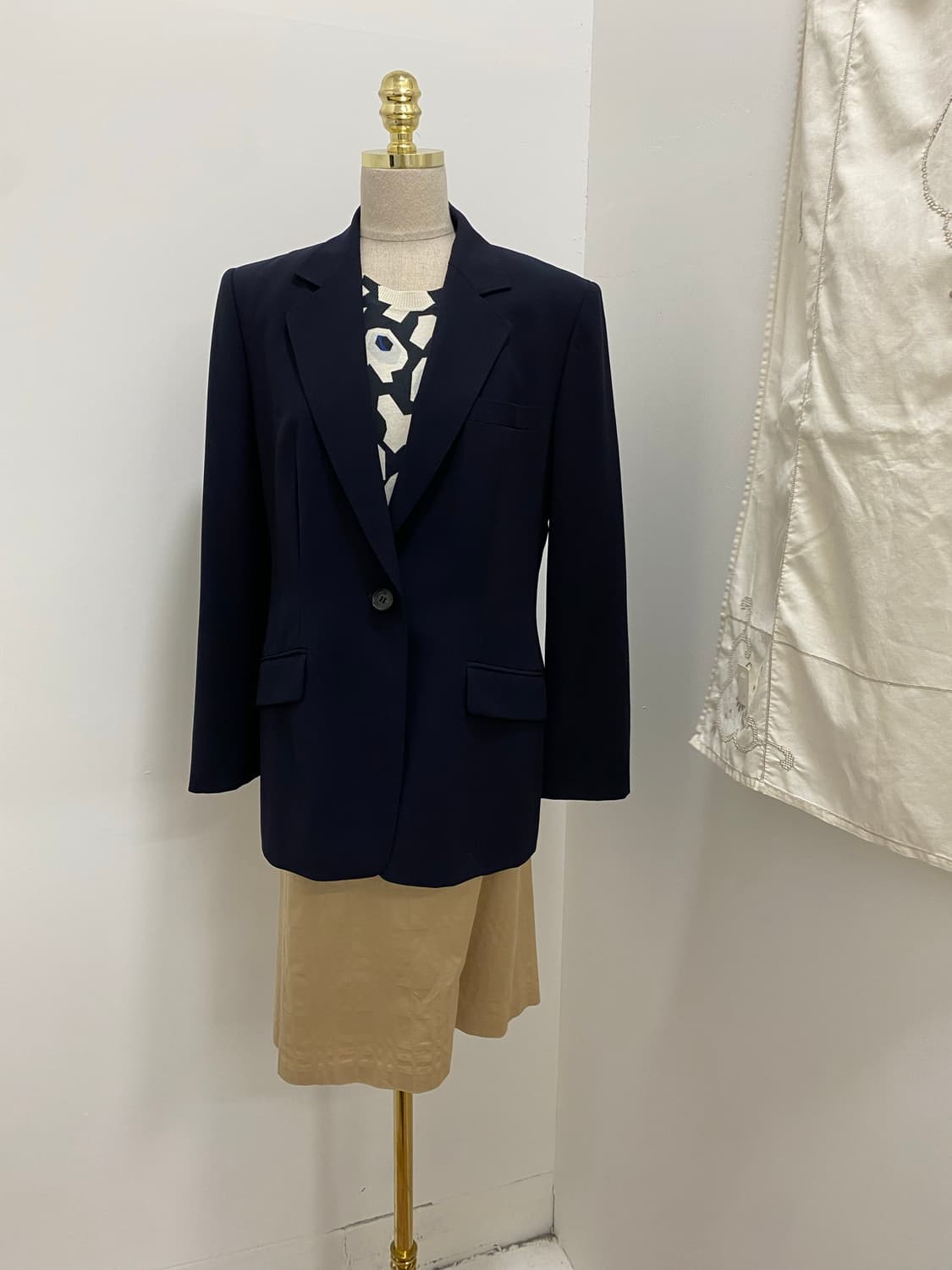 Burberry 네이비 브레이저 상품이미지1