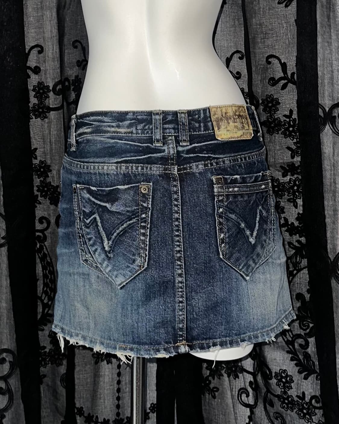 denim mini skirt 상품이미지3