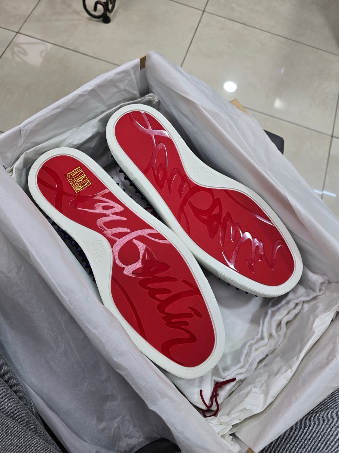 [새상품] 크리스찬 루부탱 남자 스니커즈 픽보트 스파이크 상품이미지7