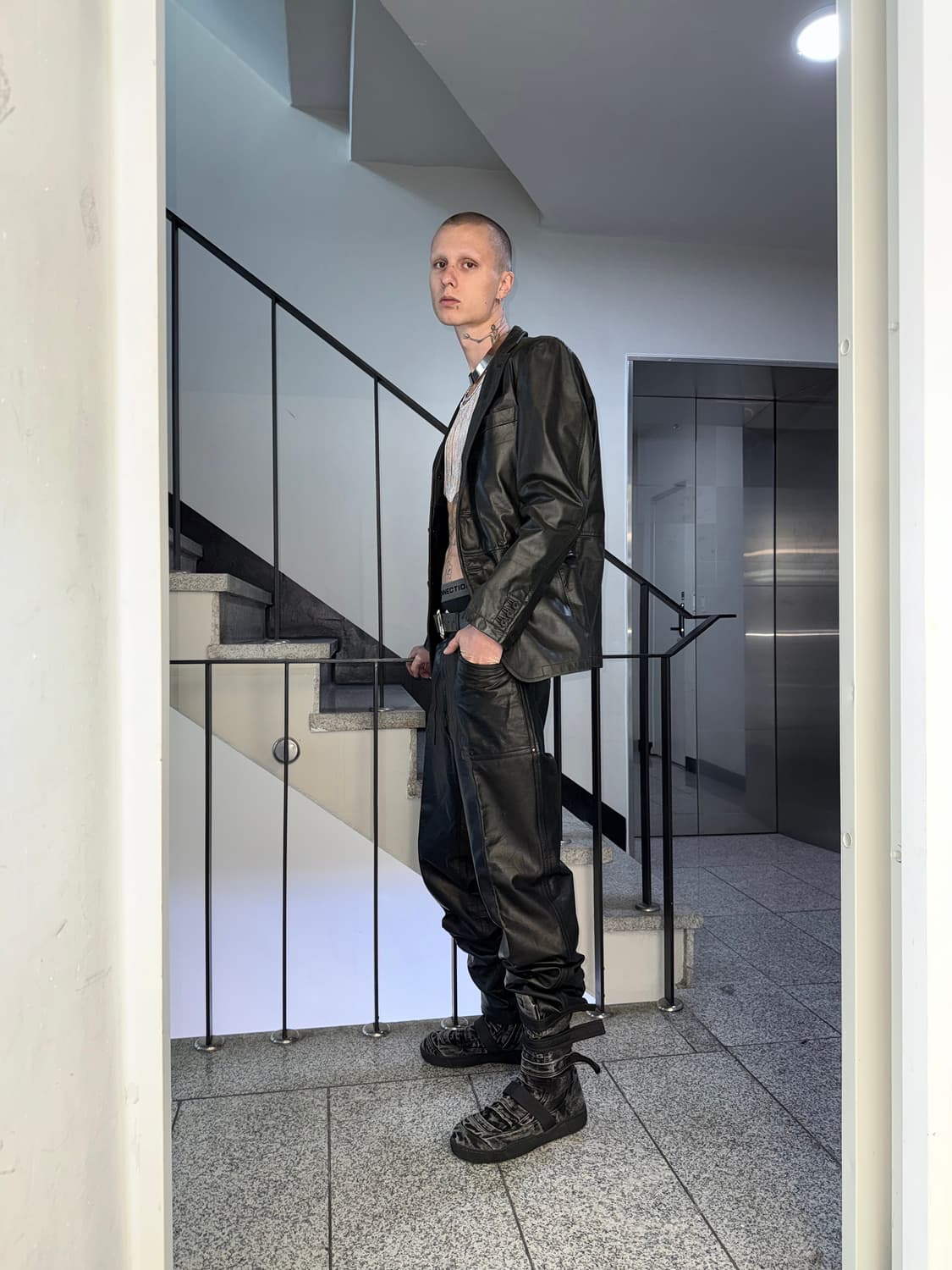leather blazer 상품이미지4