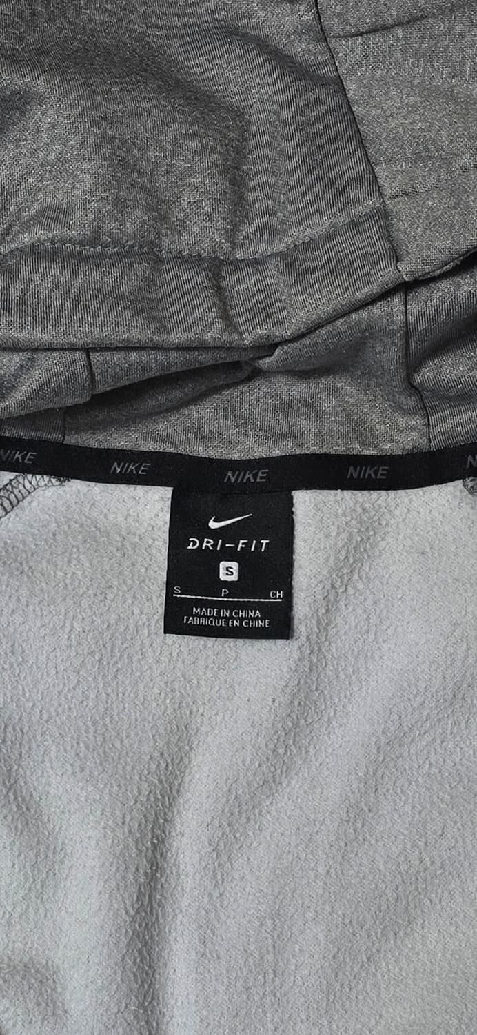 나이키 드라이핏 후드집업 S 회색 상품이미지3
