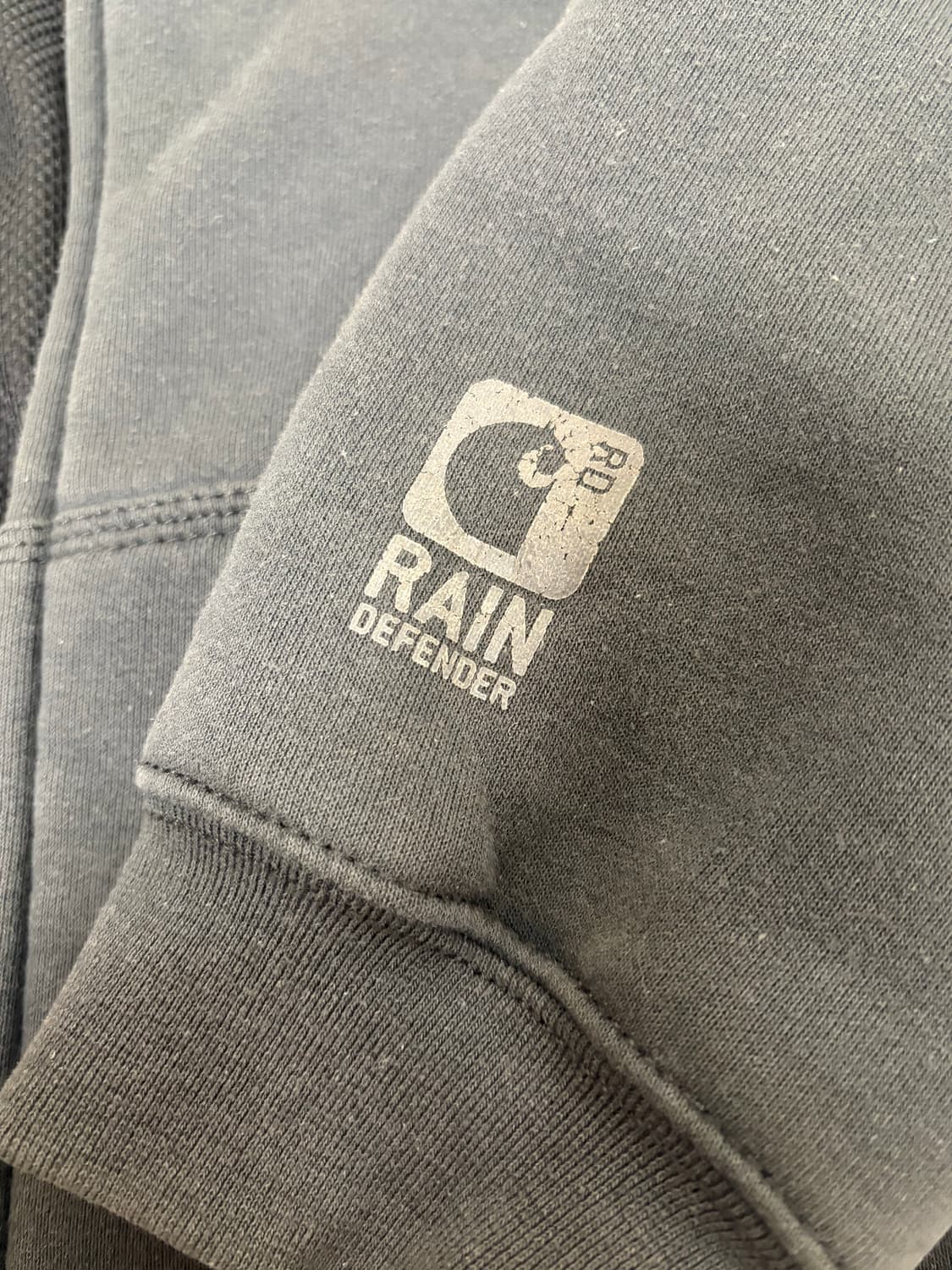 칼하트 레인 디펜더 헤비웨이트 후드집업 블랙 M 상품이미지3