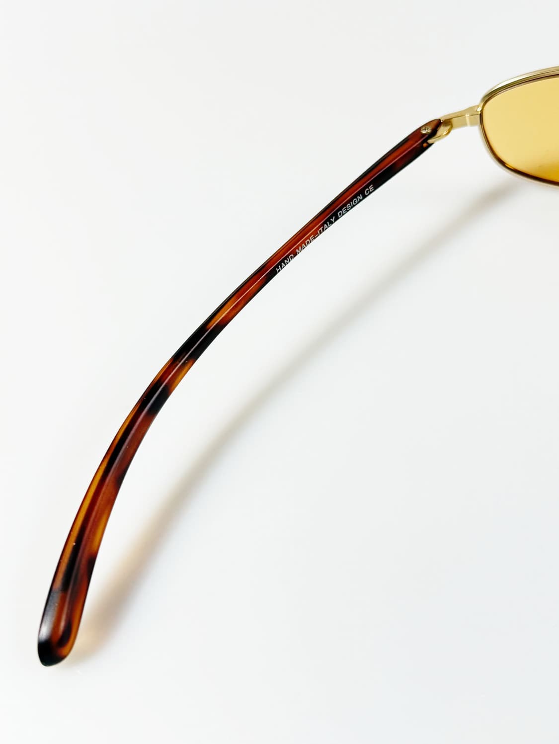 90s DOMON 골드 슬림 오벌 프레임 빈티지 틴트 선글라스 상품이미지7