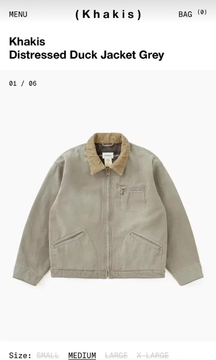 카키스 덕 자켓(덱 자켓) 3 상품이미지1