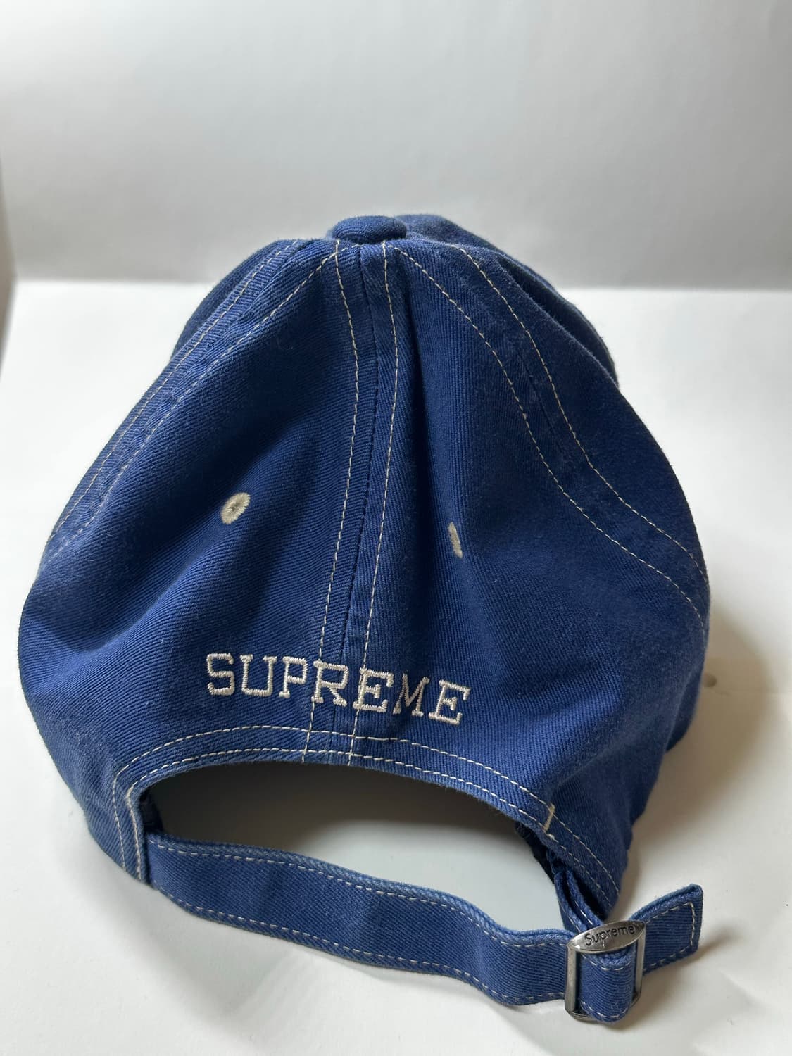슈프림 바이저 스티치 6-패널 라이트 네이비 - 23SS 상품이미지3