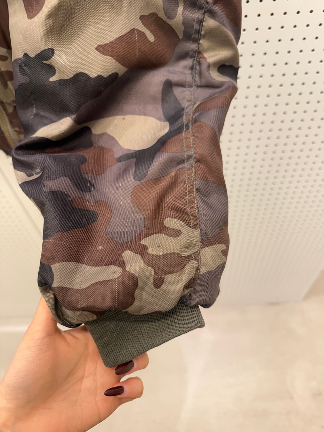 카모 패턴 밀리터리 패치 자켓 U1707 상품이미지4