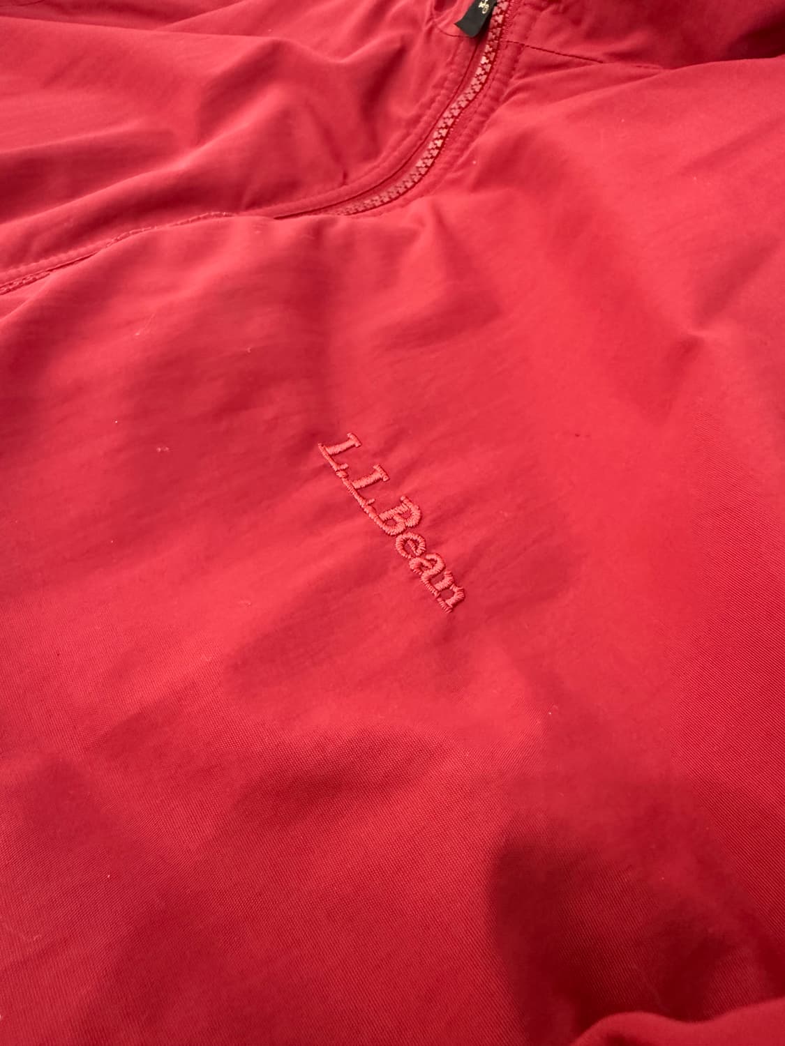 LL Bean 엘엘빈 웜업자켓 버건디 L사이즈 상품이미지2