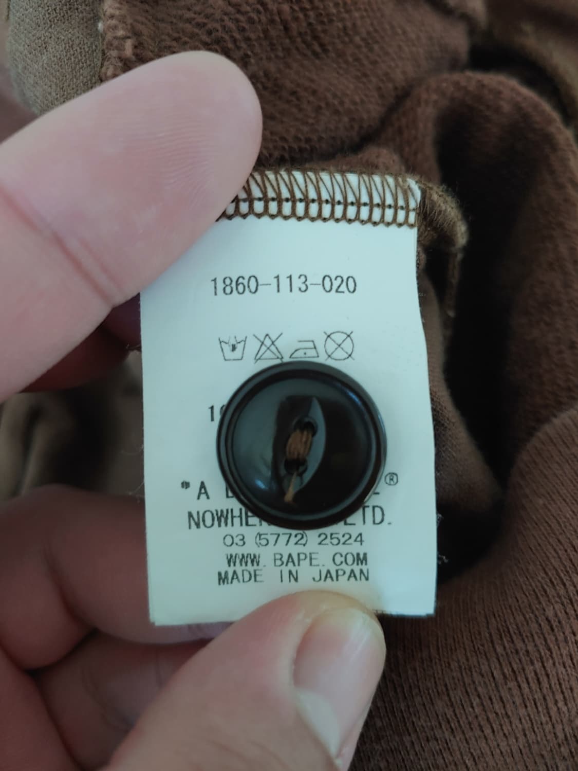 [M] 베이프 브라운 카모 가디건 상품이미지4