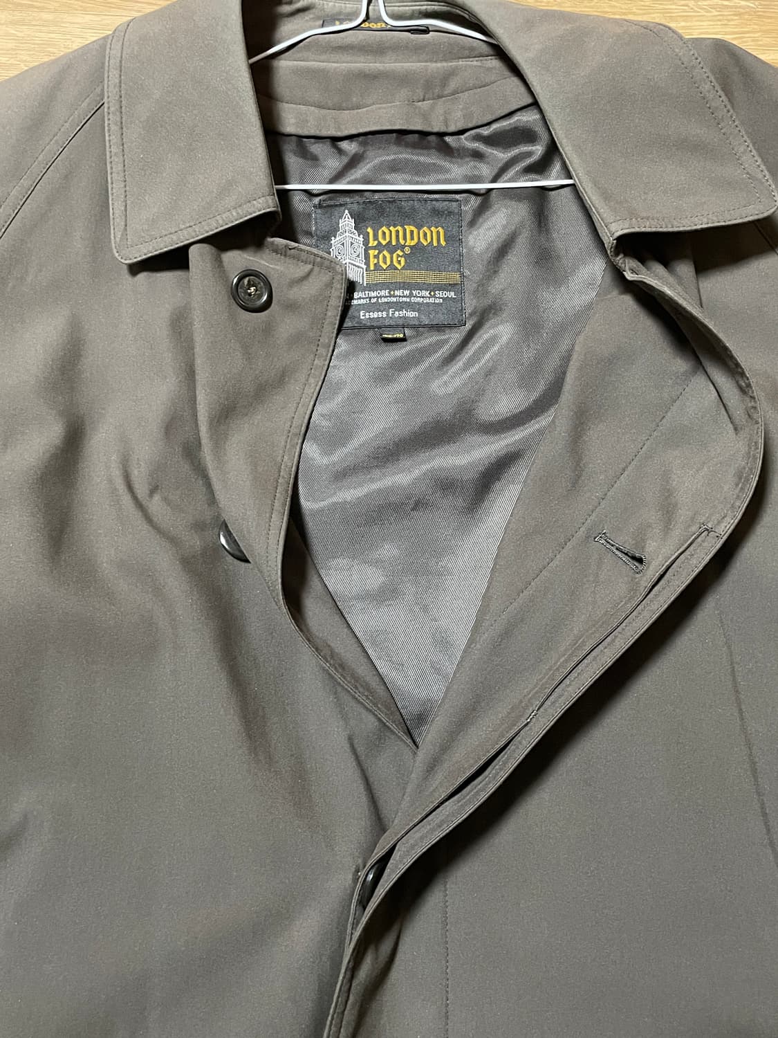 런던포그 x 코오롱상사 오리지널 발마칸 코트 (벨트 포함) 상품이미지2