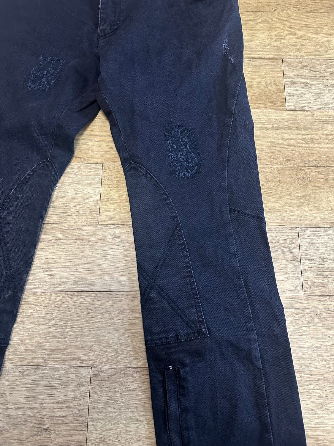 돌체앤가바나 정품 흑청 바이커 팬츠 31까지 상품이미지5