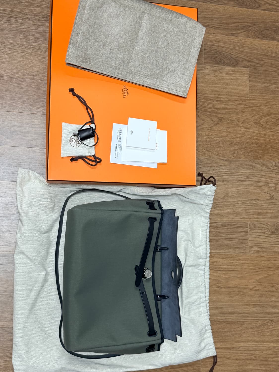 에르메스 에르백39 베르드그리 누아 상품이미지1