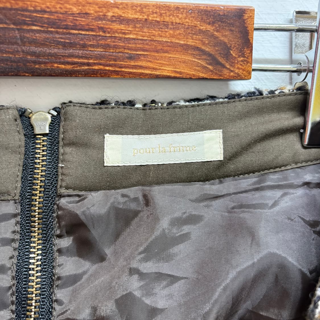 pour la frime 트위드 벌룬 미니 스커트 JPN 상품이미지4