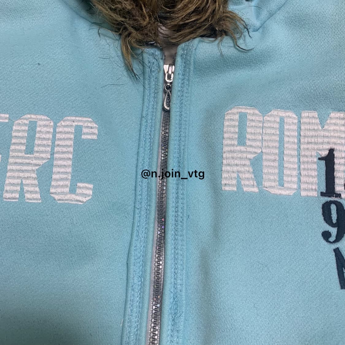 아베크롬비 연하늘 울프죠 후드집업 상품이미지5