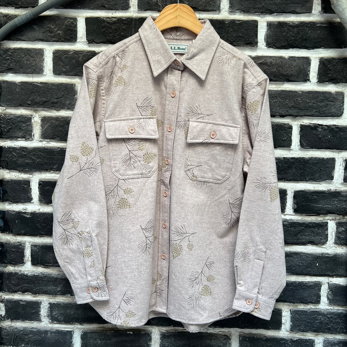 엘엘빈 솔방울 플란넬 셔츠 상품이미지2