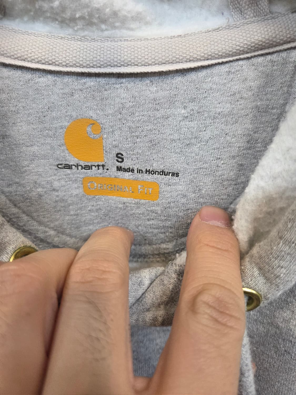 칼하트 기모 후드티 s 레귤러  상품이미지3