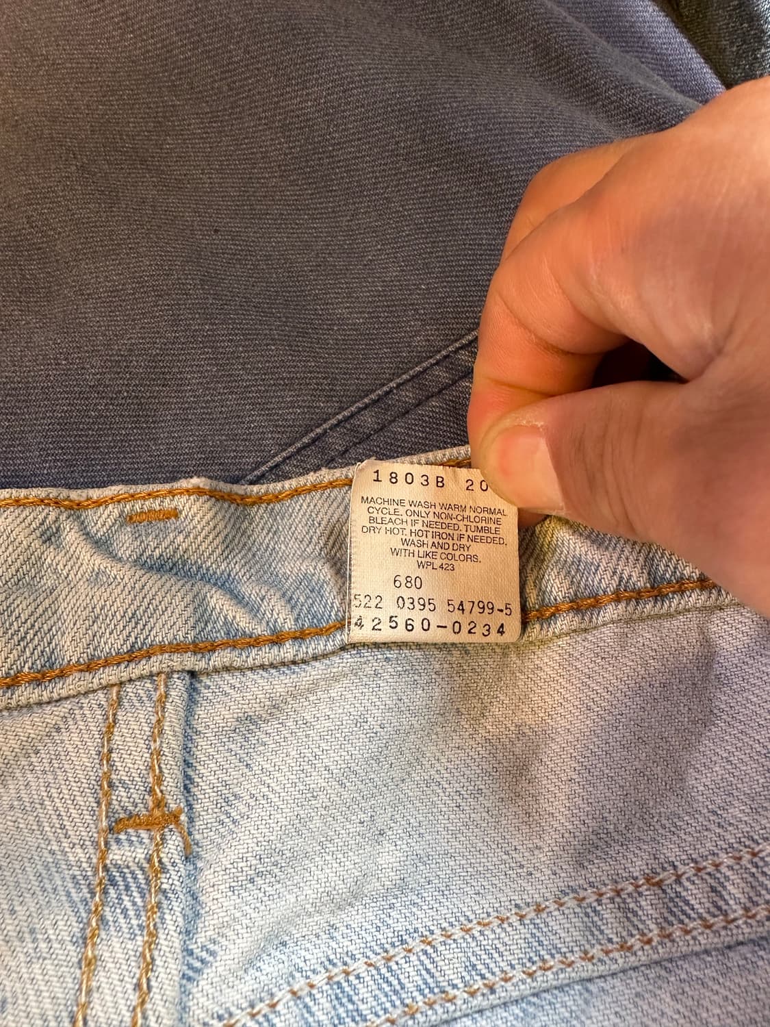 90s 리바이스560 데님 팬츠 36x30 made in usa 상품이미지8