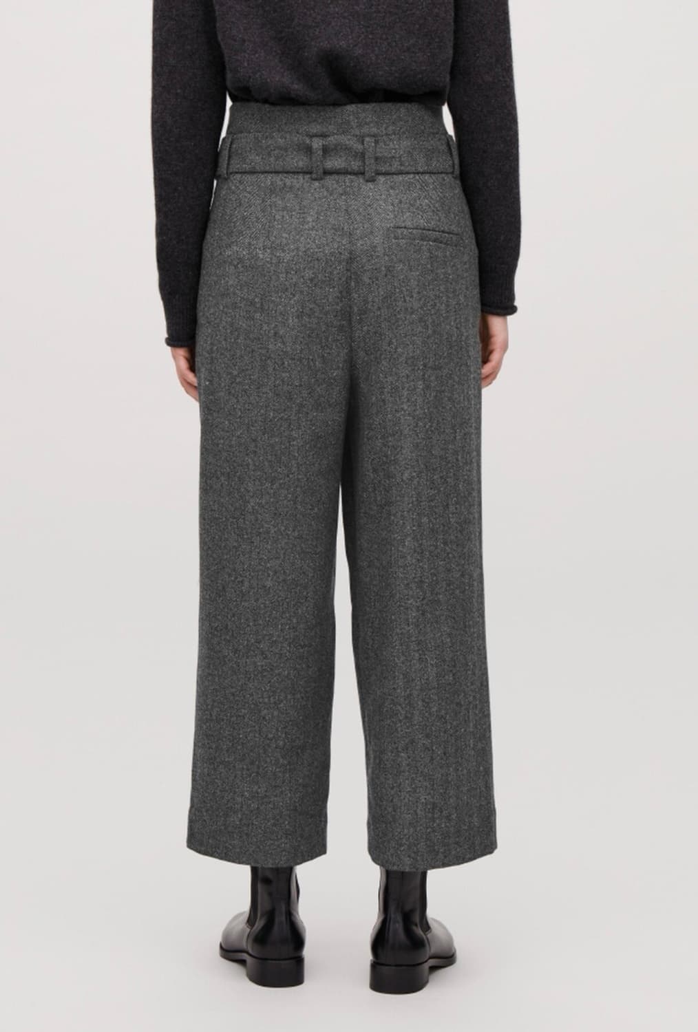 Cos 벨티드 울 트라우저 차콜 32 상품이미지2