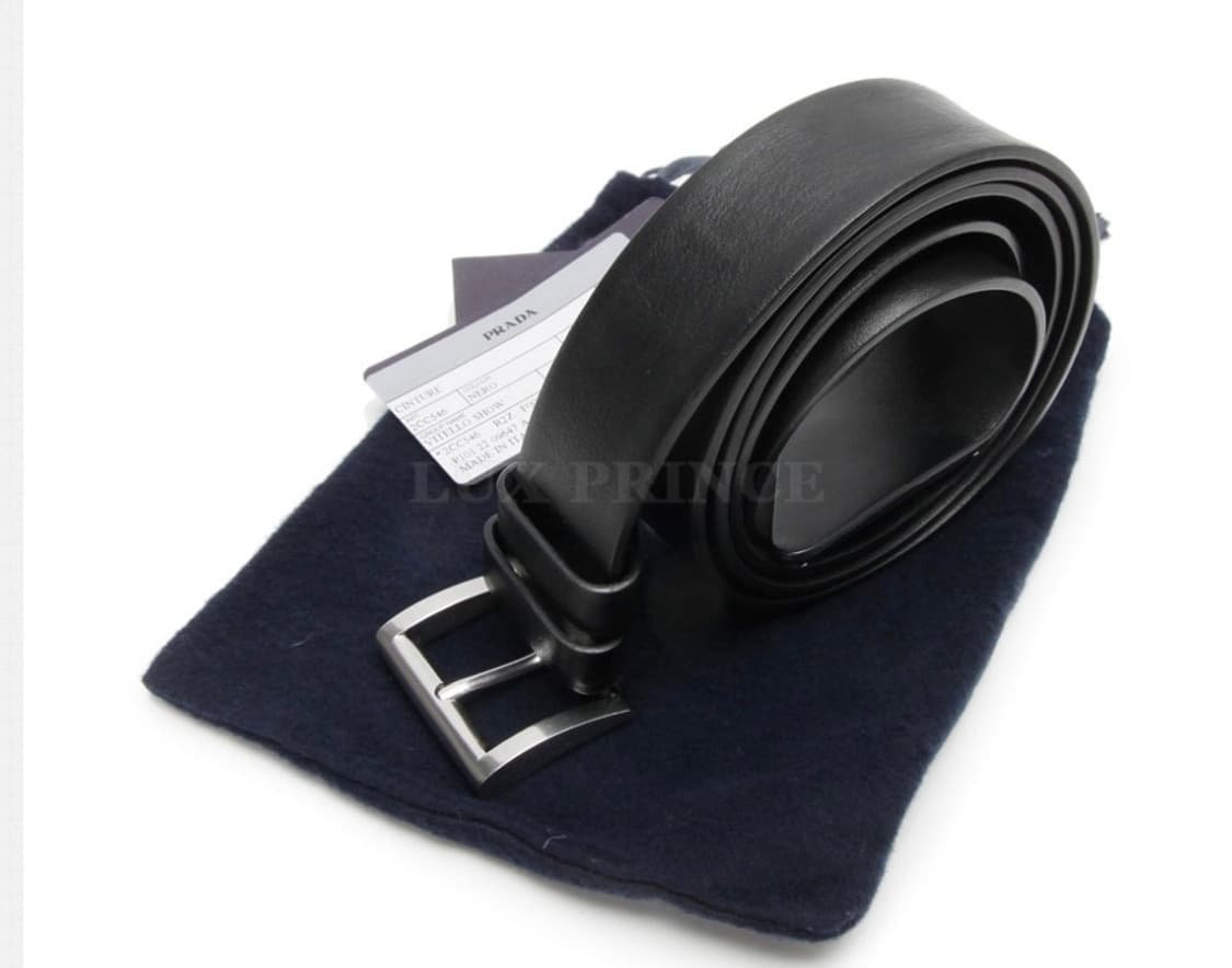프라다 스무스 사피아노 레더 벨트 팝니다(맡긴 위탁 업체 사진) 상품이미지1