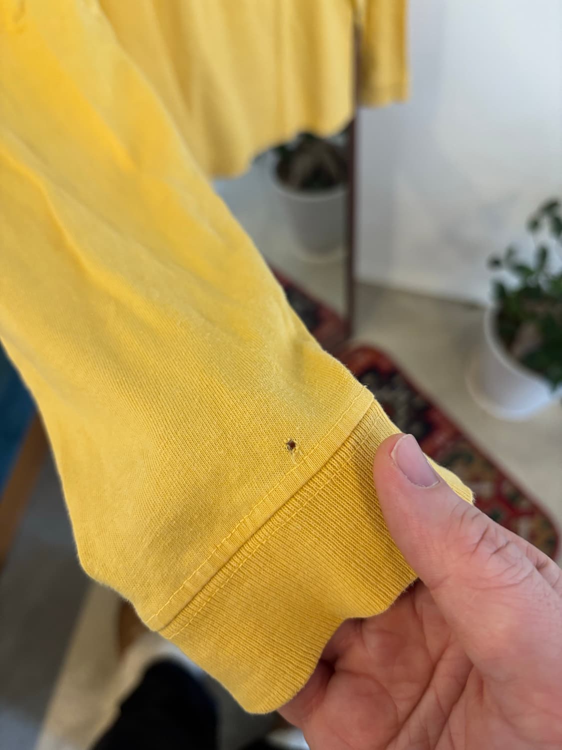 버즈릭슨 스누피 네이비 옐로우 긴팔 티셔츠 상품이미지4