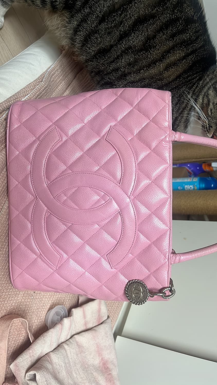 빈티지 샤넬 캐비어 코인백 핑크 상품이미지2