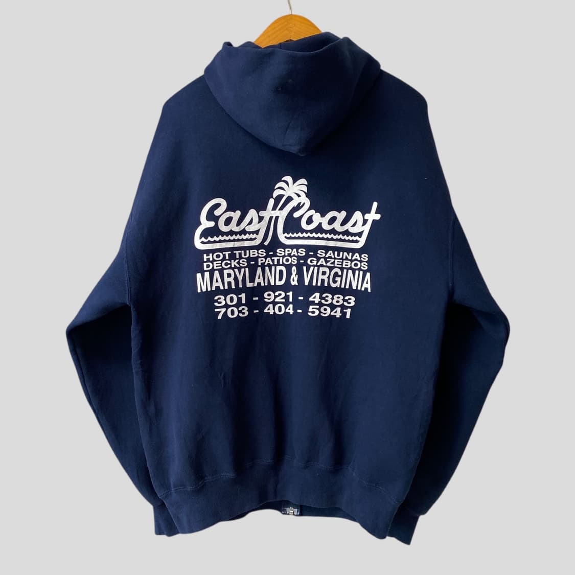 (L)빈티지 러셀 스웨트 후드집업 상품이미지7