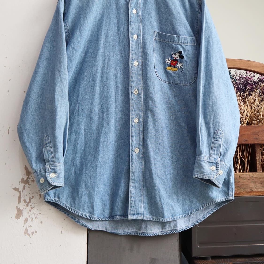 디즈니 데님 셔츠 상품이미지2