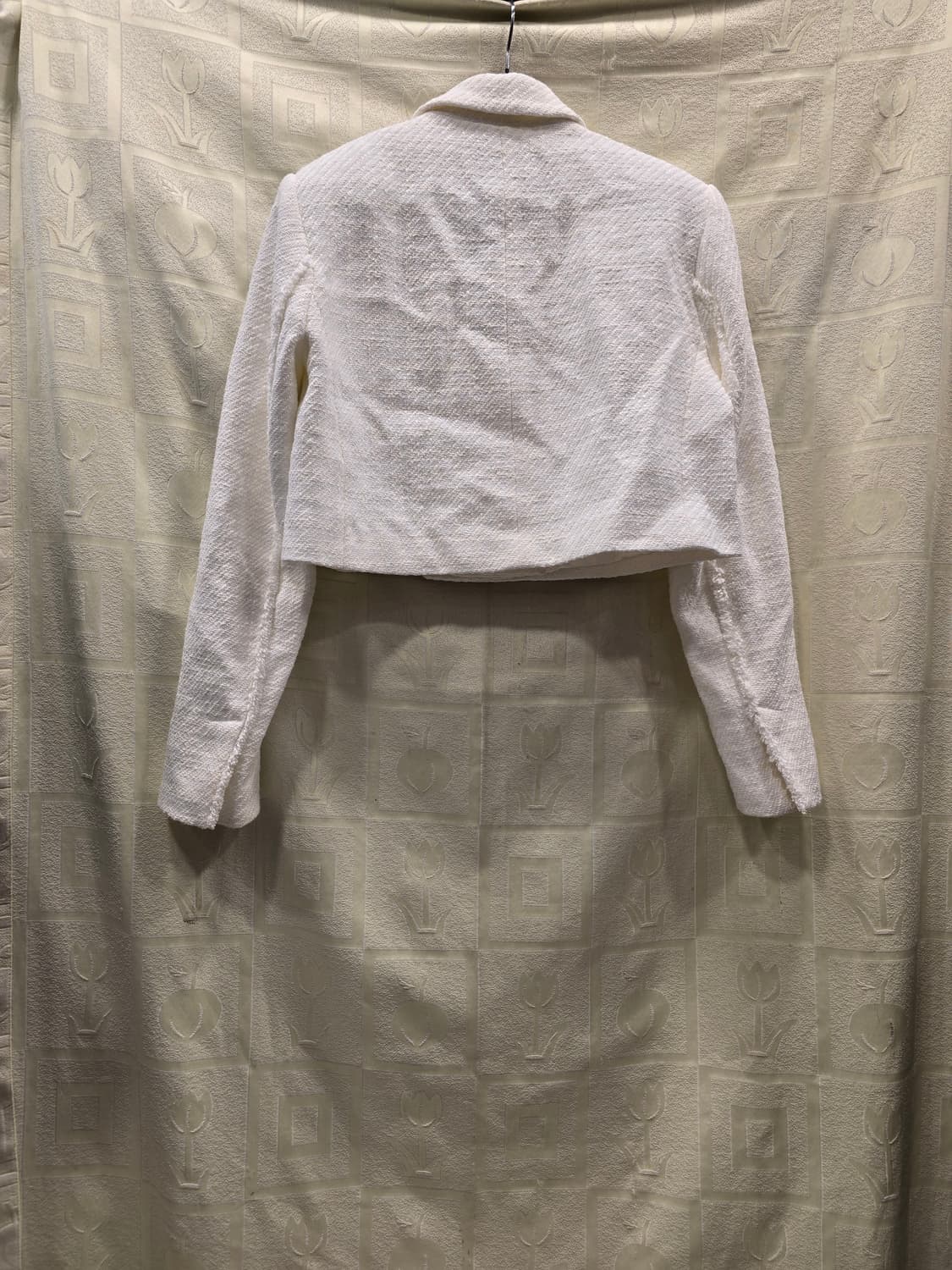 새상품) 자라 트위드 크롭 블레이저 자켓 L (77) 상품이미지5