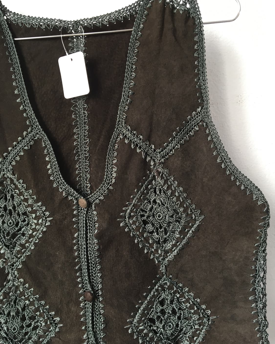 Stitch point suede vest 상품이미지4