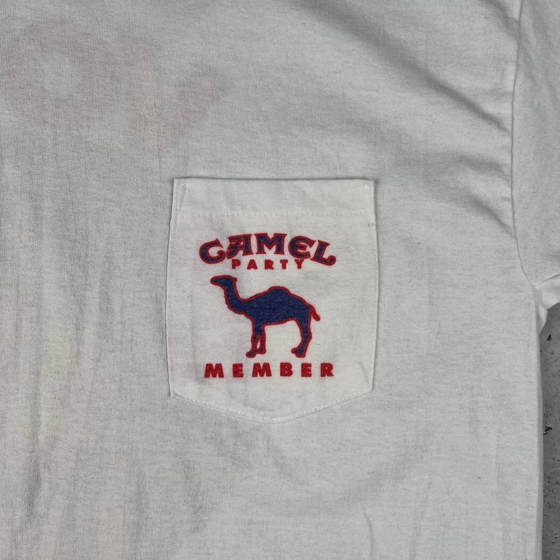 빈티지 Camel 1992 Vote Joe 포켓 반팔티 상품이미지4
