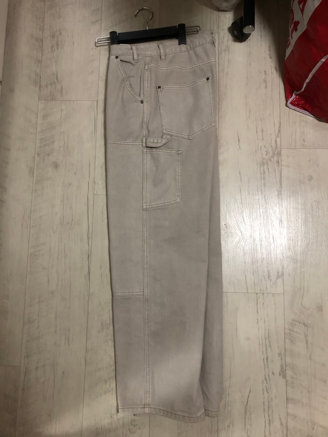 엑스컨테이너 더블니 카펜터 가먼트 다잉 팬츠 상품이미지5