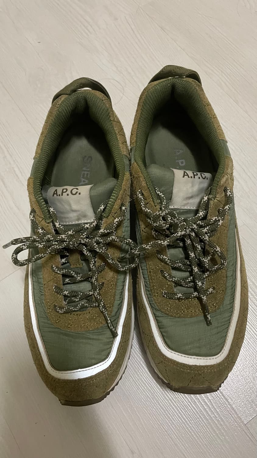 A.P.C. 아페쎄 스니커즈 카키 EU40 상품이미지1