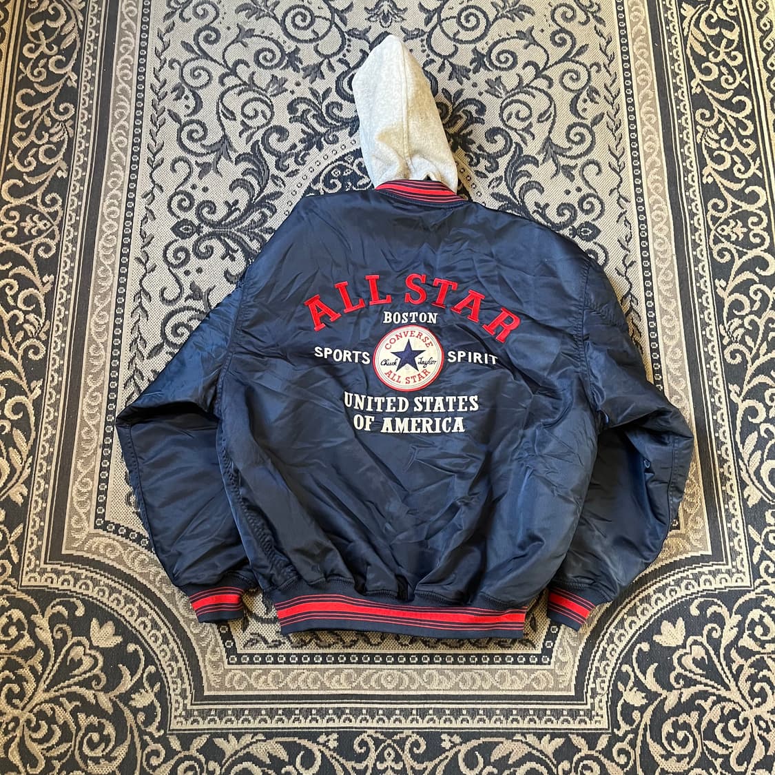 2L 90s 컨버스 올스타 바시티 자켓/W2304 상품이미지4