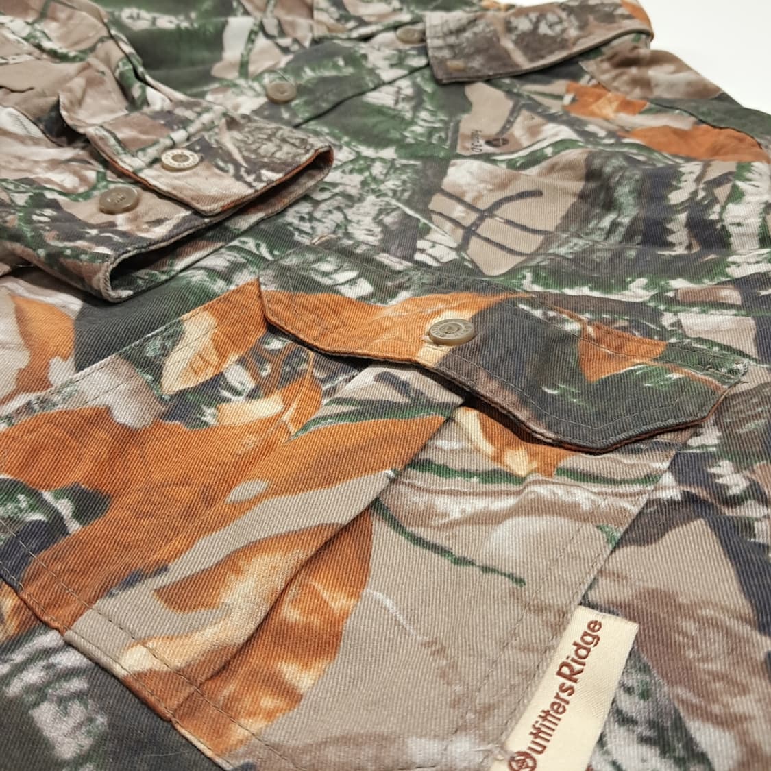 CL886 L 아웃피터스릿지 00s 리얼트리 카모 셔츠 남방 상품이미지4