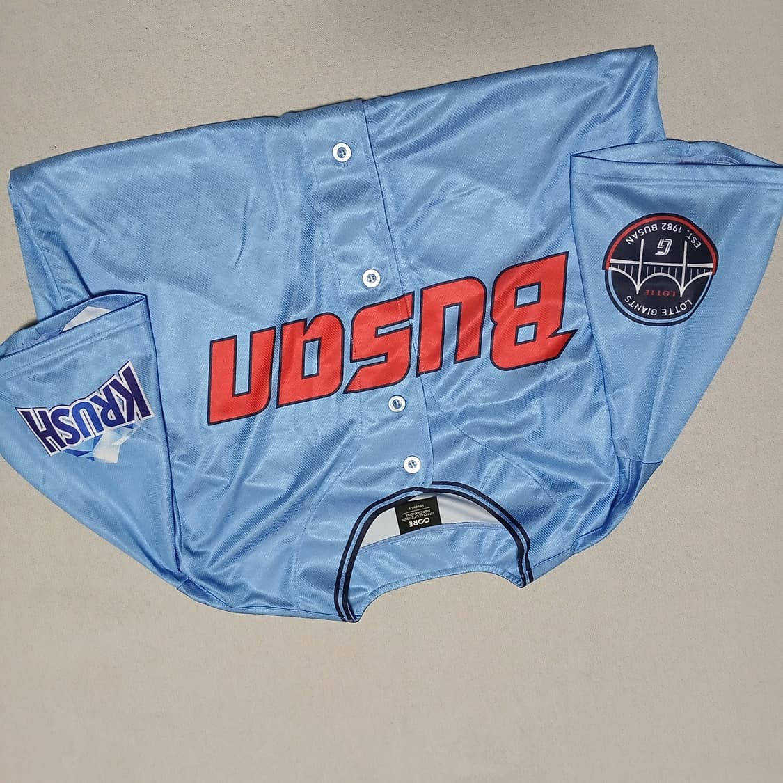 롯데자이언츠 유니폼 바다 파랑 야구 부산 져지 반팔 상품이미지5