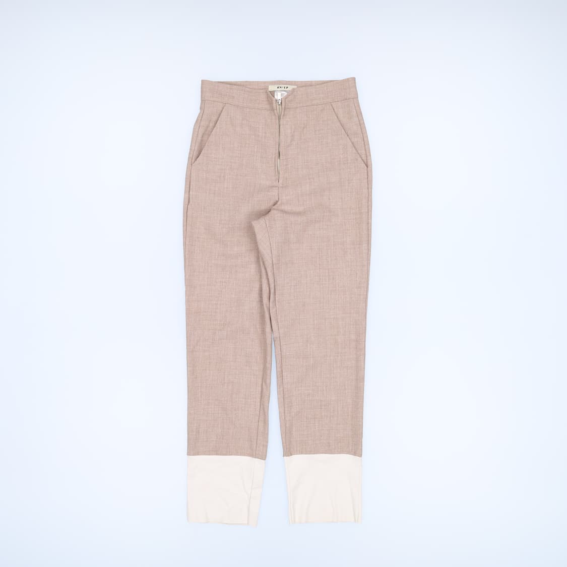 [S] ON:UP 여성 배색 일자팬츠 1104HR2 상품이미지1