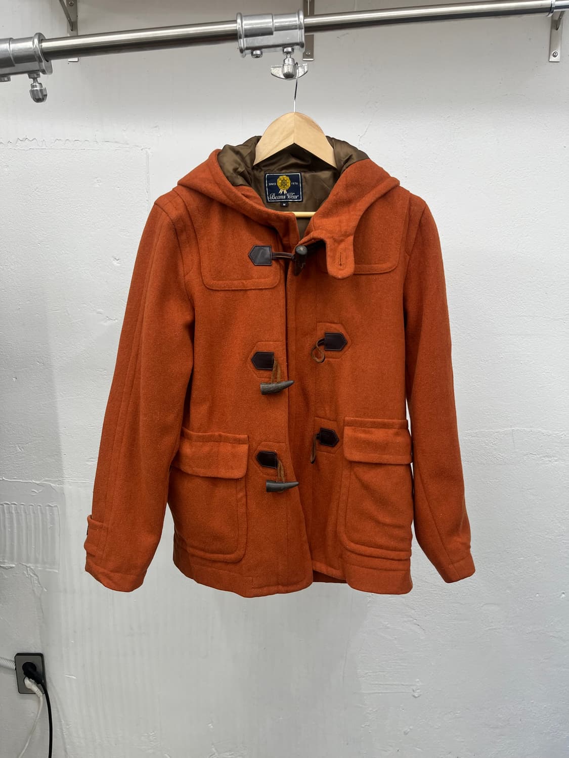 ~77) BEAMS ORANGE HALF DUFFLE COAT 상품이미지1