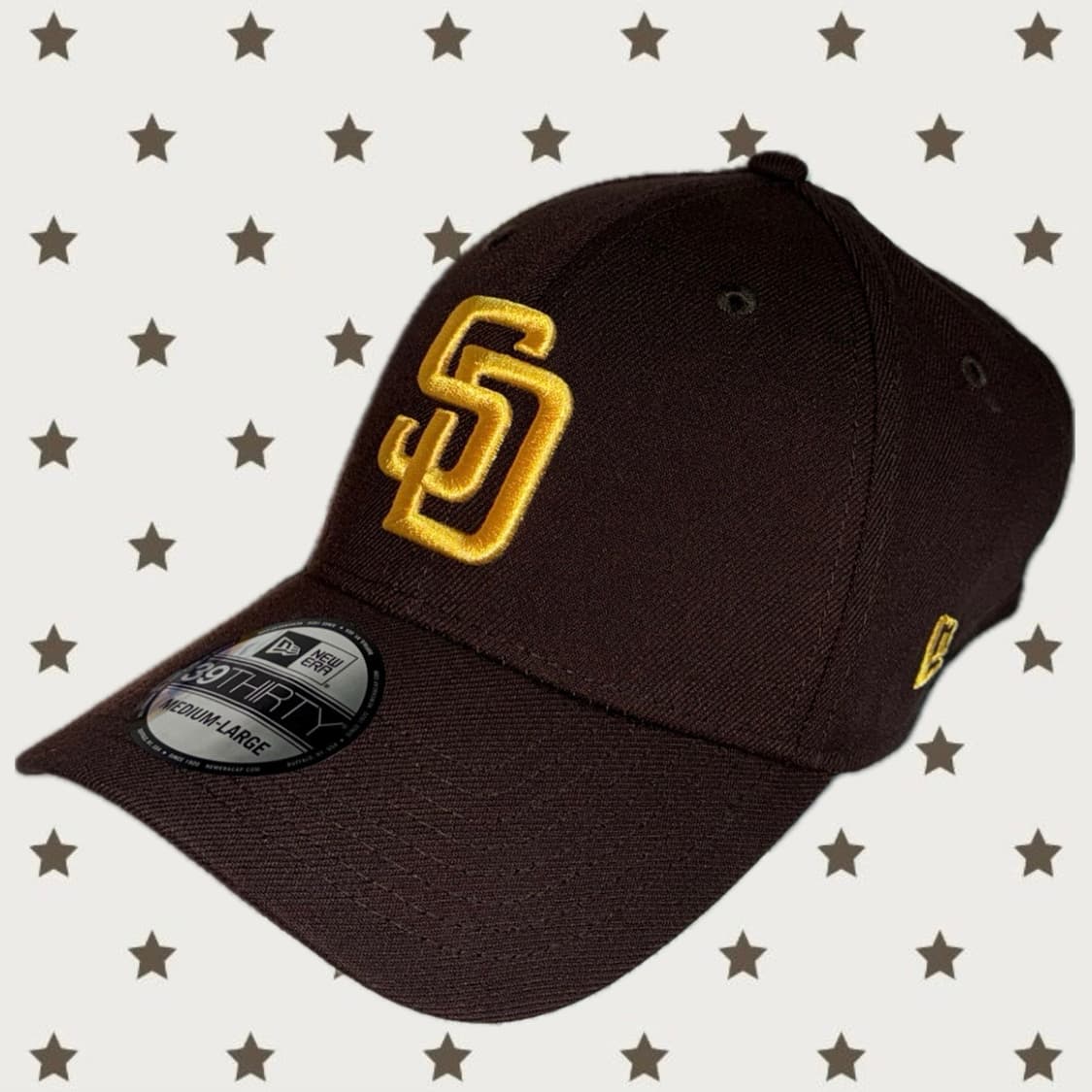 뉴에라 샌디에이고 파드리스 39THIRTY 볼캡 모자 브라운 상품이미지1