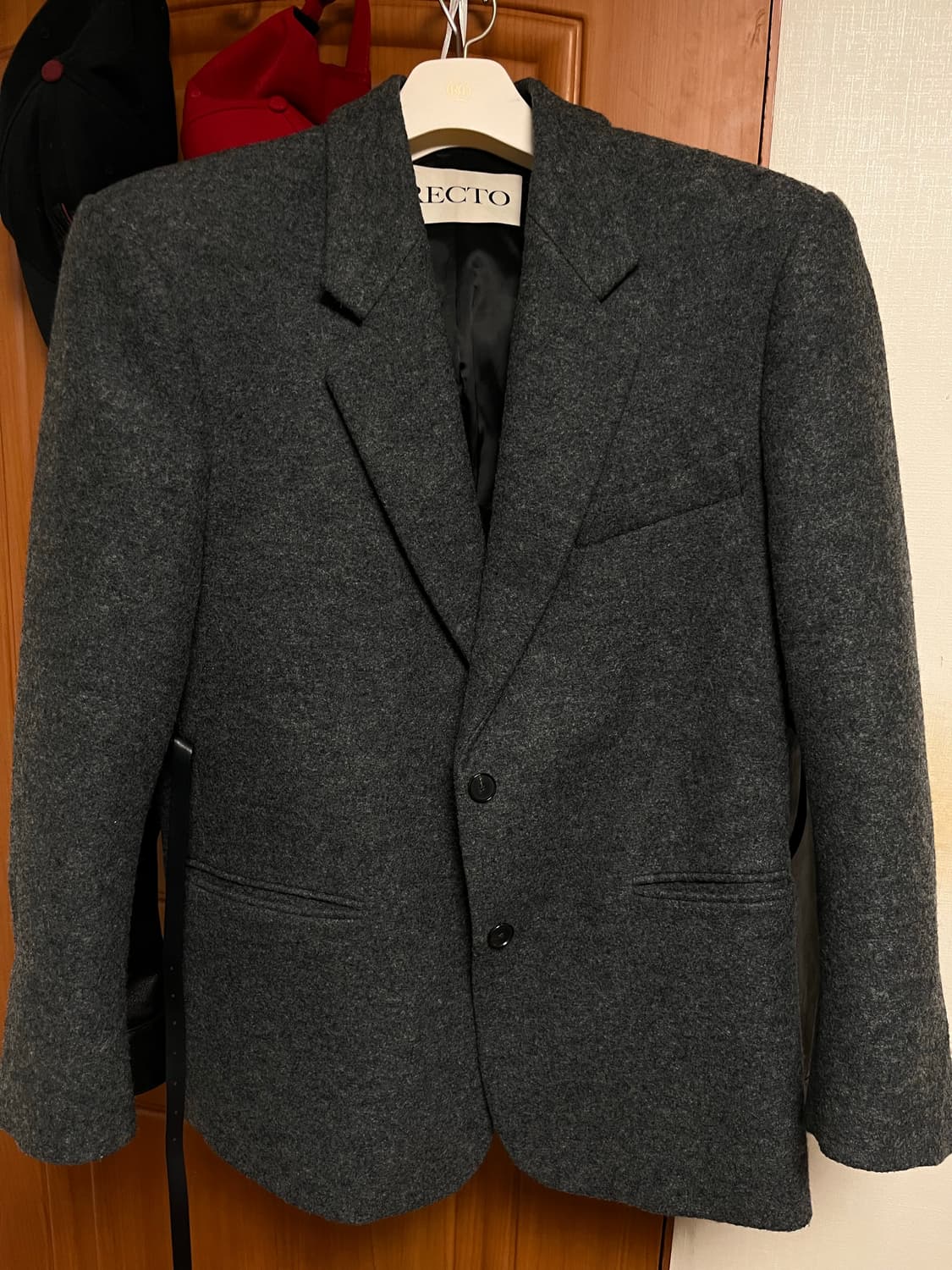 렉토 버진 울 블레이저 코트 S 상품이미지2