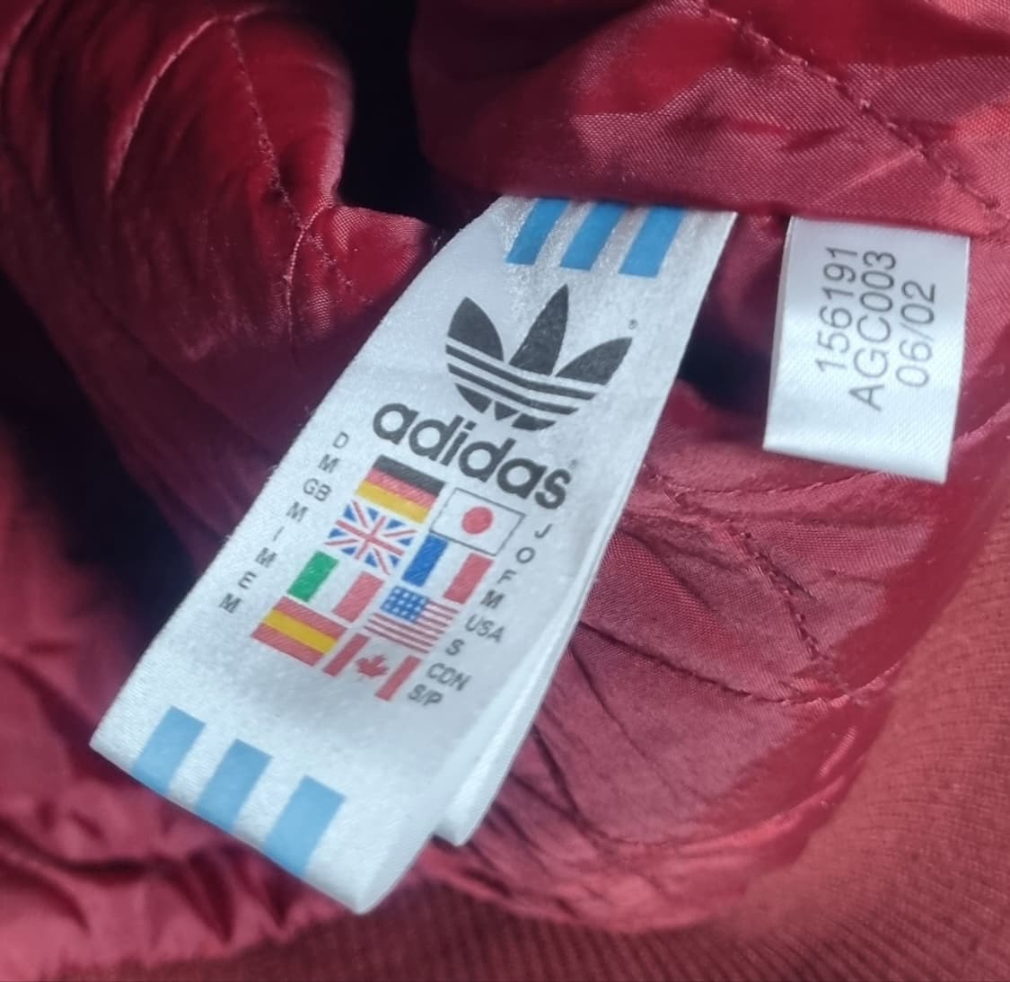 M ) 아디다스 빈티지 20s 울 블루종 자켓 상품이미지4