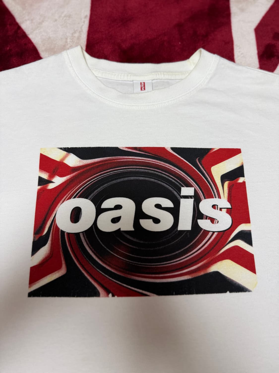 공식 리바이스 X 오아시스 유니언잭 티셔츠 상품이미지3
