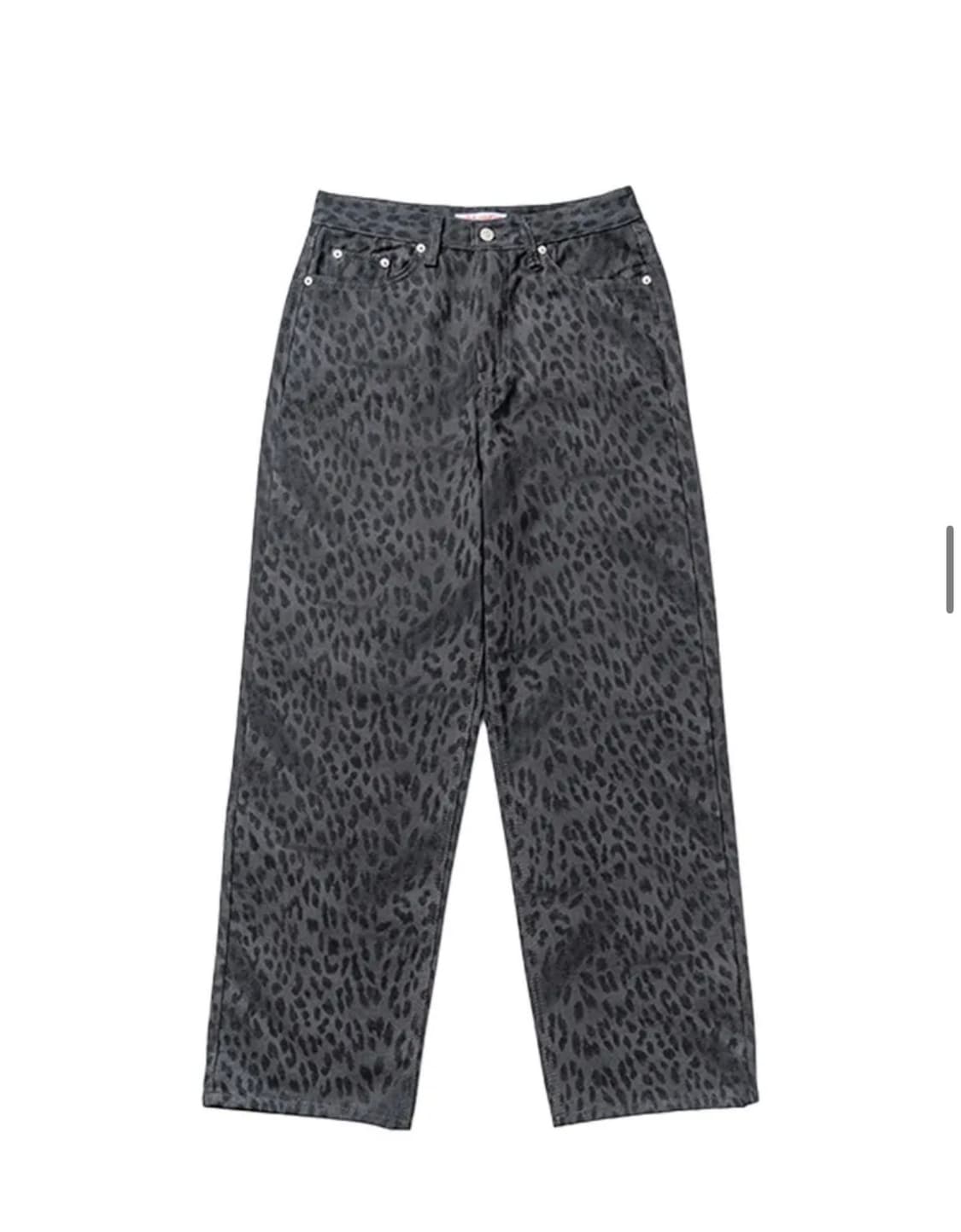 오피쉬 와이드 레오파드 팬츠 차콜 1사이즈 상품이미지5