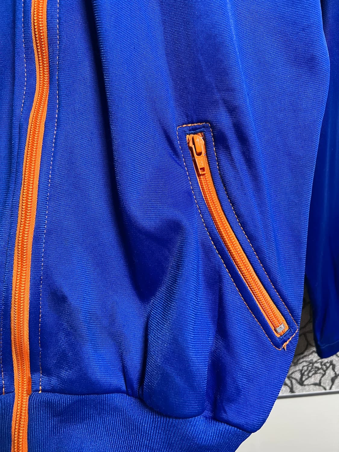 아디다스 클럽 트랙탑 블루 오렌지 상품이미지4