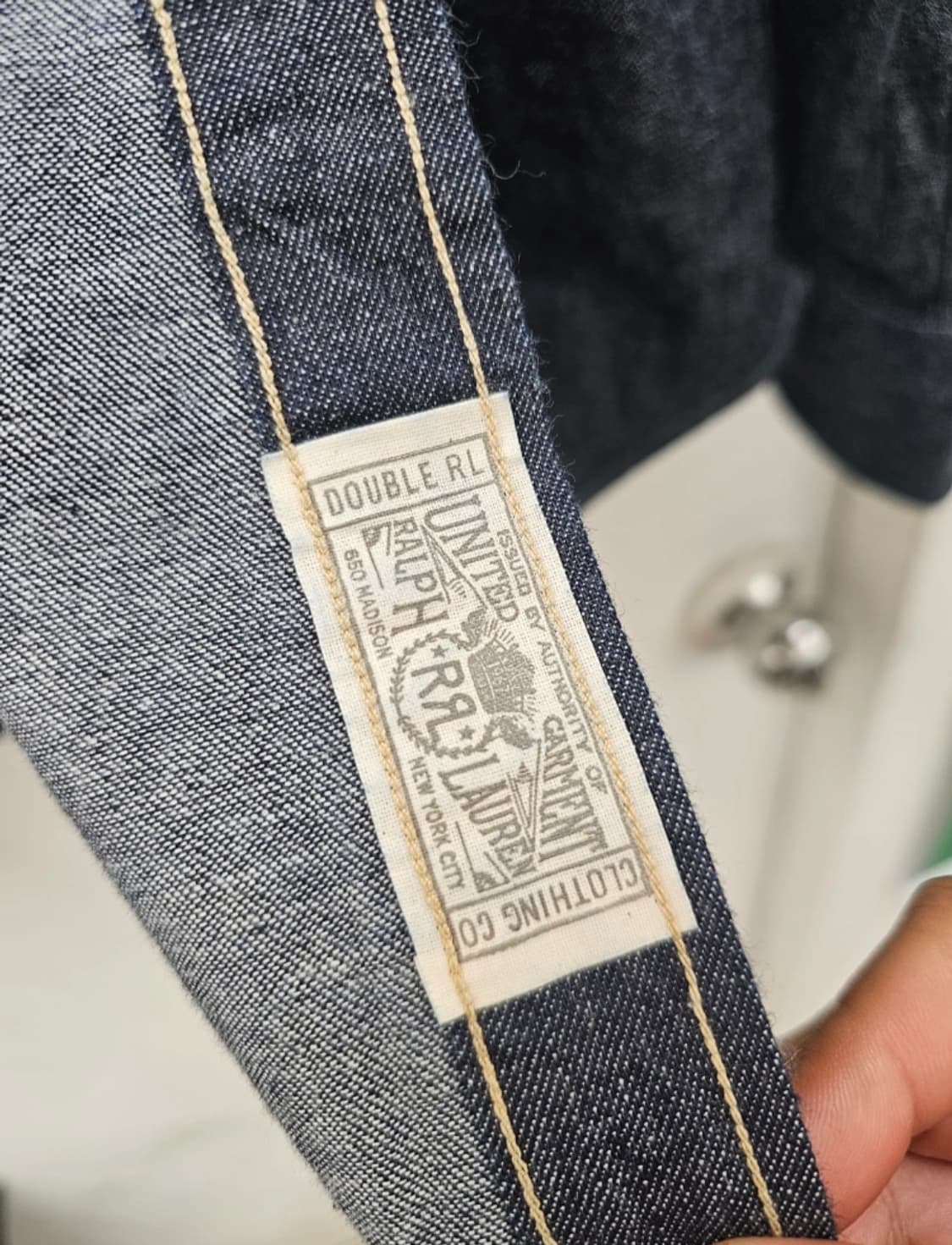 더블알엘 웨스턴 데님 셔츠 XXL 상품이미지3