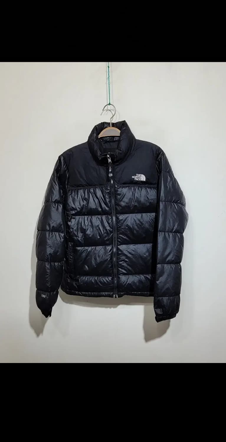 (M) 노스페이스 거위털 눕시패딩 점퍼 블랙 700 구스다운 자켓  상품이미지1