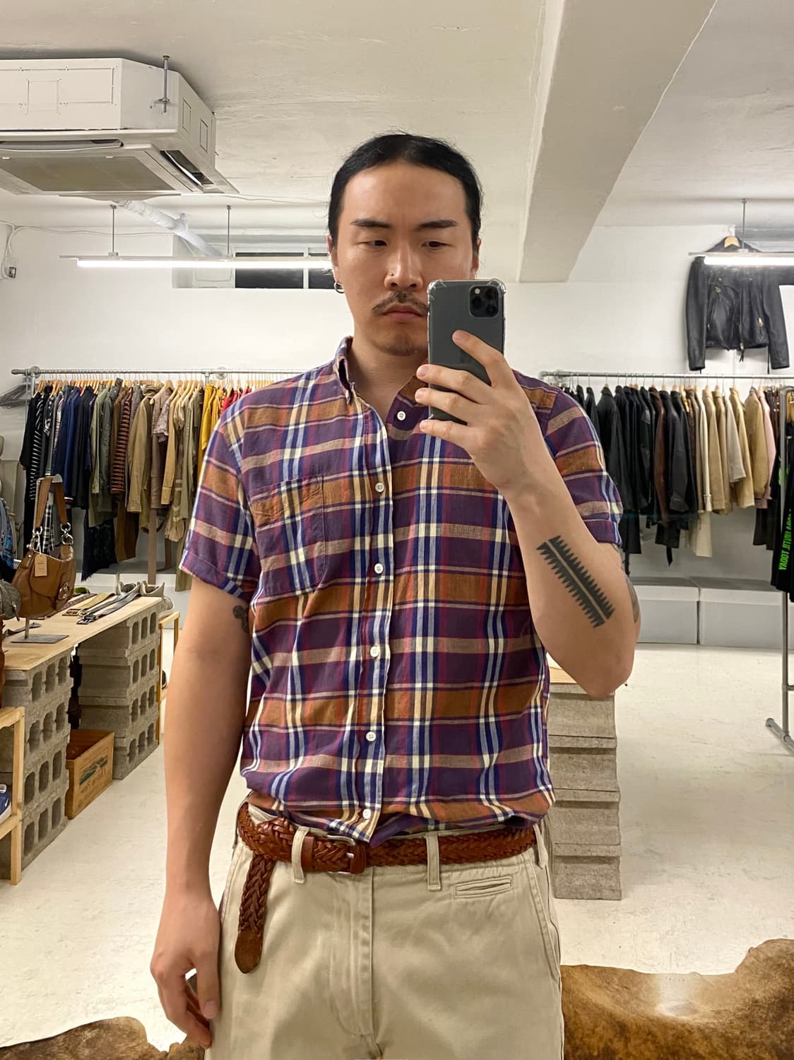 BEAMS PLUS check shirts 빔즈 플러스 체크셔츠 상품이미지1