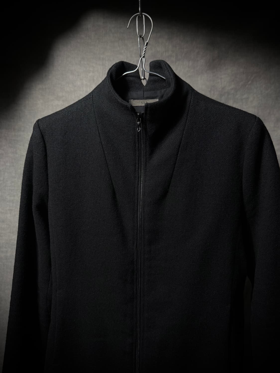 N4 Hemp Wool Stand Collar Zip Jacket  상품이미지4