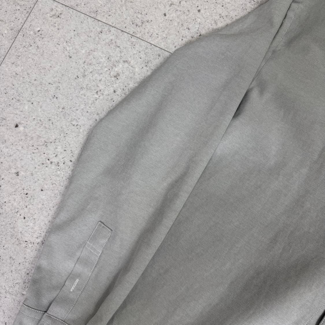 프리즘웍스 옥스포드 오버사이즈 셔츠 그레이 상품이미지3